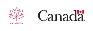 Canada 150 logo and Government of Canada logo